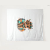 ハイランドカウファームハロウィーン タペストリー (正面(横))