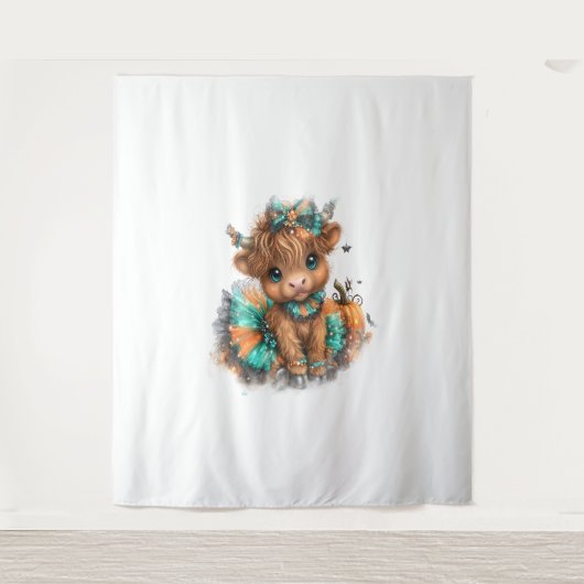 ハイランドカウファームハロウィーン タペストリー (正面)