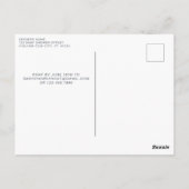 ハイランドカウファーム動物の愛国的な赤ちゃんシャワー ポストカード (裏面)