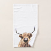 ハイランドカウファーム動物 バスタオルセット (ハンドタオル)