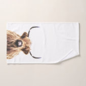 ハイランドカウファーム動物 バスタオルセット (ハンドタオル)