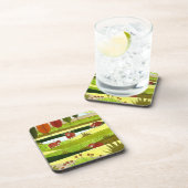 ハイランドカウフィールドアート コースター (右側)