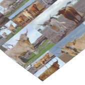 ハイランドカウフォトコラージュ、テーブルランナー ショートテーブルランナー (コーナー)