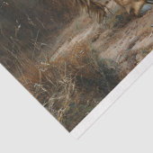 ハイランドカウフル体ヴィンテージ絵を描のデコパージュ 薄葉紙 (詳細)