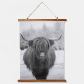 ハイランドカウフ素朴ァームハウスアート 吊り下げ型タペストリー (正面)