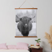 ハイランドカウフ素朴ァームハウスアート 吊り下げ型タペストリー (寝室)