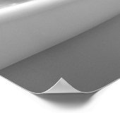 ハイランドカウブラックアンドホワイトバスルーム写真 ポスター (角)