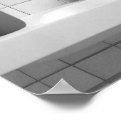 ハイランドカウブラッシング歯科ユーモアバスルーム ポスター (角)