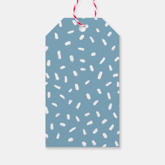 ハイランドカウブルー誕生日賛成 ギフトタグ (裏面)