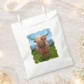 ハイランドカウベイパーティー フェイバーバッグ (クリップ留めされた状態)