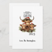 ハイランドカウホリデーカード シーズンカード (正面/裏面)