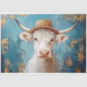 ハイランドカウボホ素朴ファームハウスデクページ 薄葉紙 (正面)