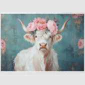 ハイランドカウボホ素朴ファームハウスデクページ 薄葉紙 (正面)