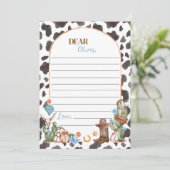 ハイランドカウボーイタイムカプセルノートメッセージカード サンキューカード (スタンド正面)