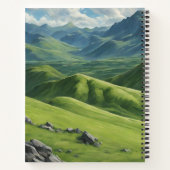 ハイランドカウボーイドタータンチェックスカーフ ノートブック (裏面)