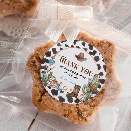 ハイランドカウボーイラベル誕生日シール ラウンドシール