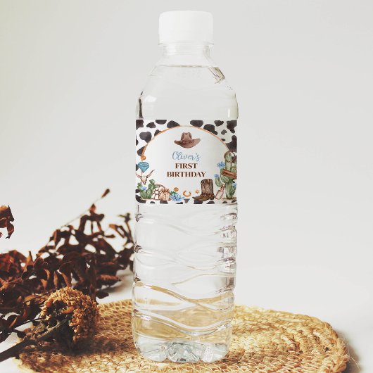 ハイランドカウボーイ誕生日ウォーターボトルラベル ペットボトルラベル