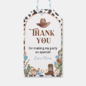 ハイランドカウボーイ誕生日サンキューユーラベル ギフトタグ (正面)