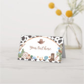 ハイランドカウボーイ誕生日座席表 プレイスカード (裏面)