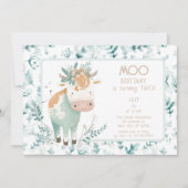 ハイランドカウボーホセカンド誕生日 招待状 (正面)