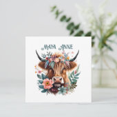 ハイランドカウボーホフローラウォーターカラーカード (スタンド正面)