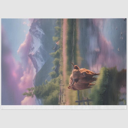 ハイランドカウマウンテンファーム 薄葉紙 (正面)