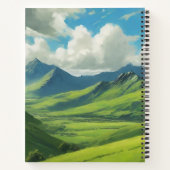 ハイランドカウマクラーレンタータンチェックスカーフ ノートブック (裏面)