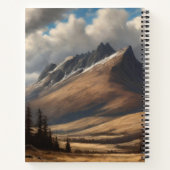 ハイランドカウマックミラン狩りタータンチェックスカーフ ノートブック (裏面)