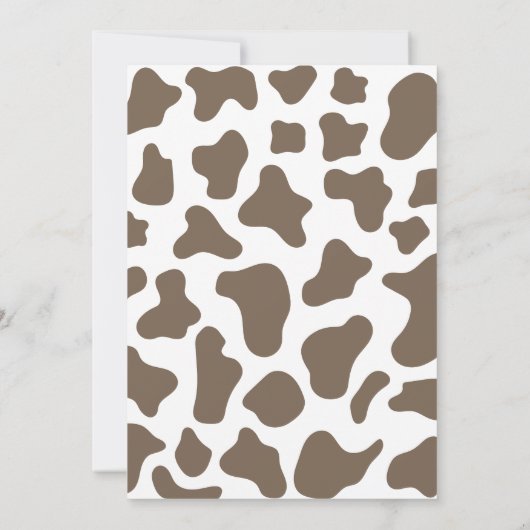 ハイランドカウミイファーストロデオカウープリント誕生日 招待状