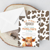 ハイランドカウミファーストRodeo 1歳 招待状