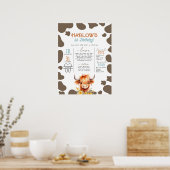 ハイランドカウミーファーストロードマイルストン誕生日 ポスター (キッチン)