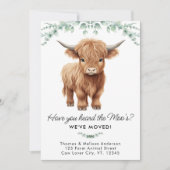 ハイランドカウユーカリプタスファーム新しいアドレス移動 案内状 (正面)