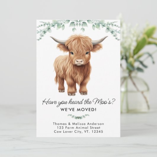 ハイランドカウユーカリプタスファーム新しいアドレス移動 案内状 (スタンド正面)