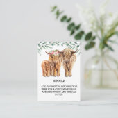 ハイランドカウユーカリ詳細ツインインサート エンクロージャーカード (スタンド正面)