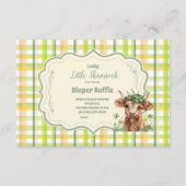 ハイランドカウラッキーリトルシャムロクディッパーラッフル エンクロージャーカード (正面)