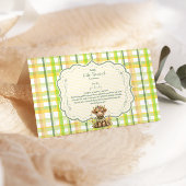 ハイランドカウラッキーリトルシャームロックブックスベビー エンクロージャーカード