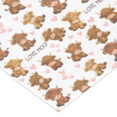 ハイランドカウラブバレンタニモーンテーブルランナー ロングテーブルランナー (コーナー)