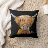 ハイランドカウリトルバイキング装飾用クッションクッション クッション (ブランケット)