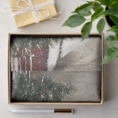 ハイランドカウレッドバーンクリスマスデクページ 薄葉紙 (ギフト)