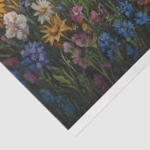 ハイランドカウワイルドフラワークラウンデコップメント 薄葉紙 (詳細)