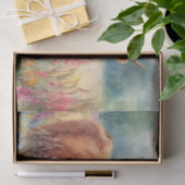 ハイランドカウワイルドフラワーフィールドのデコパージュ 薄葉紙 (ギフト)