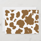 ハイランドカウワンバースデー招待状 招待状 (裏面)