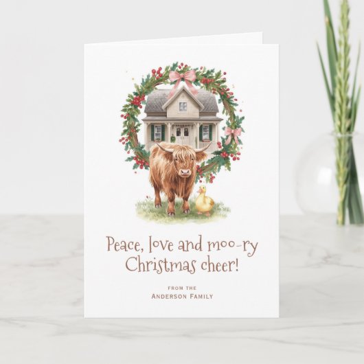 ハイランドカウ クリスマス (正面)