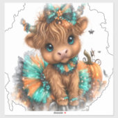 ハイランドカウ ファーム ハロウィン シール (シート)