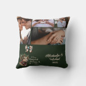 ハイランドカウ メリークリスマス ミセス＆ミスター 5枚の写真付き クッション (裏面)