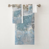 ハイランドカーブバブルバスマッチングシャワーカーテン バスタオルセット (インサイチュ)