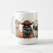 ハイランドカーヴズコウベビーハイランドフュズカボチャ コーヒーマグカップ (正面左)