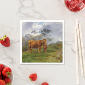 ハイランドキャトル(by Rosa Bonheur) スタンダードカクテルナプキン (インサイチュ)