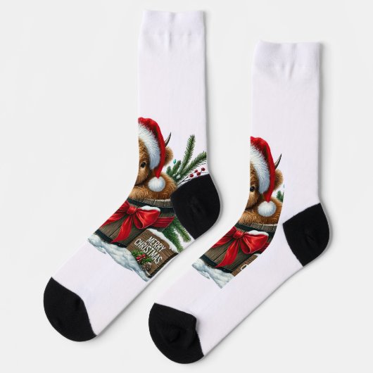 ハイランドクリスマスカウソックス ソックス (左)