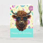 ハイランドクールカウズハッピーバースデー カード (正面)